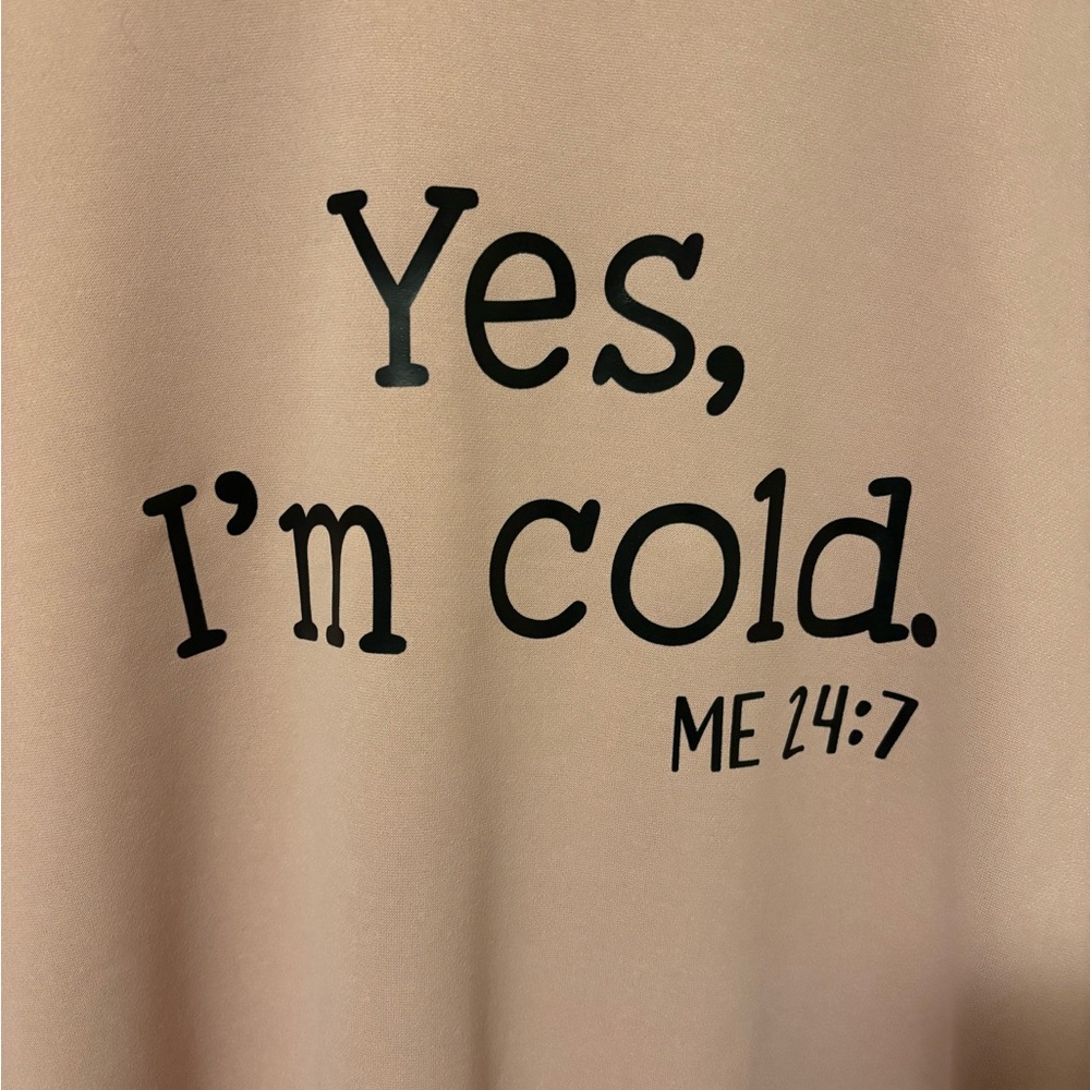 Blush Pink Crew Neck Sweatshirt - Cozy Comfort - Picture 2 of 4